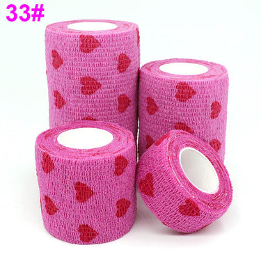 1 Pcs Printed Sports Knee Protector 4.8m Medical Therapy Elastic Bandage